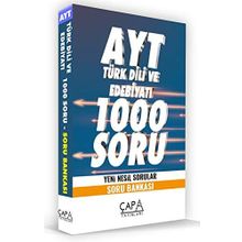 Çapa Yayınları AYT Türk Dili ve Edebiyatı Soru Bankası