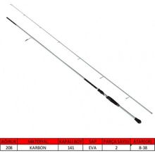 Captain 1450 Fukushi Spin 8 38 gr Atar 275 cm 2 Parça Spin Kamış