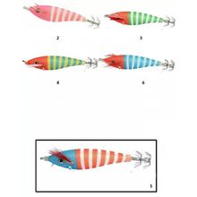 Captain 3004 8 cm 5 Zebra Squid Kalamar Zokası