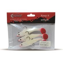 Captain 3567 Cracker Soft 10 cm Levrek Turna Silikonu 3'lü Set Suni Balık