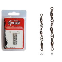 Captain 5100 Nickel No:20 5'li 3 Zincir Fırdöndü