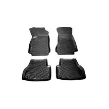 Caraks Audi A4 Sedan B8 2008-2015 Arası Siyah 4 Parça 3D Havuzlu Paspas