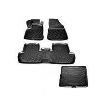Caraks Citroen C4 Picasso 5 Koltuk 2013-2020 3D Bagaj Havuzu ve Havuzlu Paspas