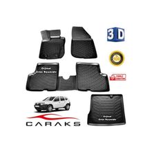 Caraks Dacia Duster 4x2 2010-2018 Arası 3D Bagaj Havuzu ve Havuzlu Paspas