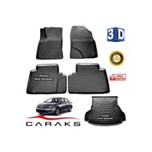 Caraks Toyota Avensis 2009-2016 3D Bagaj Havuzu ve Havuzlu Paspas