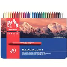 Caran D'ache Neocolor 40'Lı Wax Pastel Boya