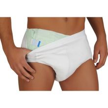 Caretex Orion Hafif Emici Antialerjik Yıkanabilir Beyaz Erkek Emici Külot