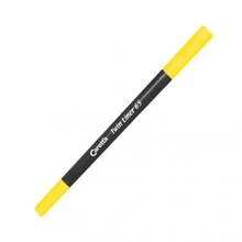 Caretta Twinliner 0.4 mm-1.0 mm Sarı Çift Uçlu Keçeli Kalem