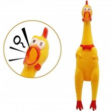 Carino Large 36 cm Öten Tavuk Köpek Oyuncağı