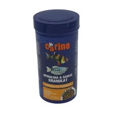 Carino Spirulina & Garlic Granulat Sarımsaklı 100 ml Balık Yemi