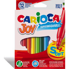 Carioca 12'li Joy Süper Yıkanabilir Keçeli Boya Kalemi