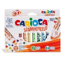 Carioca 12'li Stamperello Damga ve Keçeli Kalem