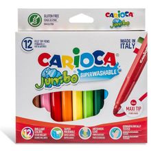 Carioca Baby Teddy Jumbo Yıkanabilir 12'li Keçeli Boya Kalemi
