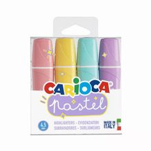 Carioca Fosforlu Kalem (İşaret Kalemi) Pastel 4 Renk 43167