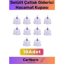 Carlburn Premium Series Çatlak Vakumlu 5 Numara 10 Adet Hacamat Kupası