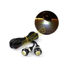 Carmind 23 mm 2 Adet Kartal Gözü Oto Ayna Altı Beyaz Led