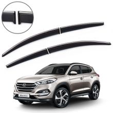 Carmind Hyundai Tucson 2015-2019 Krom Çıtalı Cam Rüzgarlığı