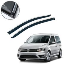 Carmind Volkswagen Caddy 2003-2020 Krom Çıtalı Cam Rüzgarlığı