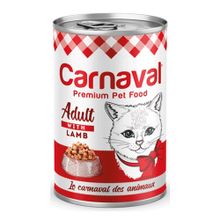 Carnaval Premium Cat Kuzu Etli Yetişkin 400 gr Kedi Konservesi