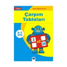 Çarpım Tabloları Collins Kolay Öğreniyorum 5-7 Yaş Mavi Kelebek Yayınları