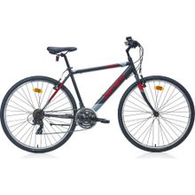 Carraro Active 280 V Fren 21 Vites 28 Jant Siyah Kırmızı 49 Kadro Şehir Bisikleti
