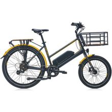 Carraro Elorry Mat Siyah Sarı Gri Elektrikli Bisiklet