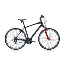 Carraro Sportive 224 V Fren 24 Vites 28 Jant Siyah Kırmızı 51 Kadro Şehir Bisikleti