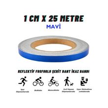 Carub BR2405104 Hk 1 cm x25 mt Mavi Fosfor Bant