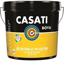 Casati Allegro C128 Sis Gri 20 kg Silikonlu Plastik İç Cephe Boyası