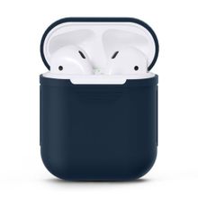 Case 4U Apple Airpods Lacivert Silikon Kılıf