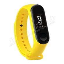 CaseStreet Xiaomi Mi Band 3 Sarı Silikon Kordon