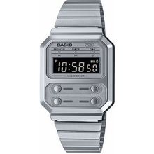 Casio A100WE-7BDF Erkek Kol Saati Gri Dijital