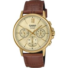 Casio BMS-300GL-5AVDF Kahve Deri Erkek Kol Saati