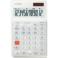 Casio JE-12E-WE 12 Hane Beyaz Hesap Makinesi