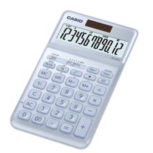 Casio JW-200SC-BU 12 Hane Mavi Masa Üstü Hesap Makinesi