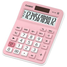 Casio MX-12B-PK Pembe 12 Haneli Masa Üstü Hesap Makinesi