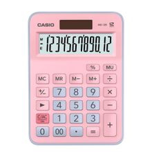 Casio MX-12B-PKLB 12 Haneli Pembe Mavi Masaüstü Hesap Makinesi