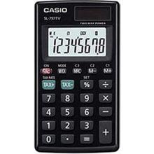 Casio SL-797TV-BK 8 Hane Siyah Cep Tipi Hesap Makinesi