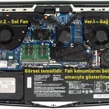 Casper Excalibur G780.1075-B560F Notebook Fan Ver.1 Sağ Fan