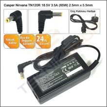 Casper Nirvana TN120R 18.5V 3.5A 2.5MM 5.5MM Uyumlu Laptop Adaptör