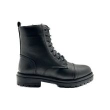 Castle Black 3757-1 Siyah Hakiki Deri Kadın Bot