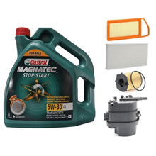Castrol Magnatec 5W-30 4 lt Motor Yağı + Citroen C3 1.4 16V Dizel Filtre Seti