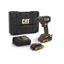 Cat DX71 18 W 2.0 Ah Li-ion Çift Akülü 215NM Kömürsüz Profesyonel Şarjlı Darbeli Matkap