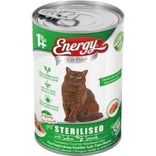 Cat Food Energy Somonlu Kısırlaştırılmış Konserve Islak 12x400 gr Kedi Maması