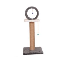 Cat Hause T6 78x30x30 cm Gri Çemberli Palyaço Kedi Tırmalama