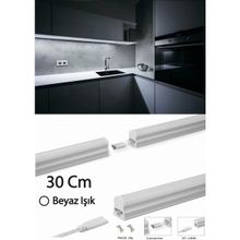 Cata 30 cm 220 V Beyaz 6500 K Anahtarlı Mutfak Tezgah-Raf Aydınlatması