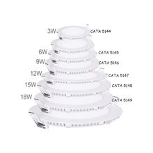 Cata 3W-6W-9W-12W-15W-18W Beyaz Alüminyum Slim Panel Led Armatürler
