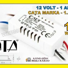 Cata CT-2566 1 Amper Şerit Led Trafo Adaptör