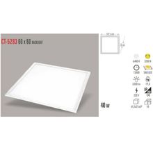 Cata CT-5283B 10 Adet 40 W Backlight 60x60 mm Sıva Altı Beyaz Slim Model Led Panel