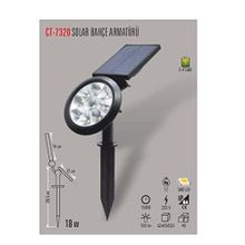 Cata CT-7320 18W Günışığı Şarjlı Solar Bahçe Armatürü
